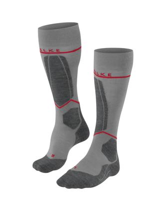 Falke SK4 Advanced Compression Light Skisok Heren Light Grey 44-45