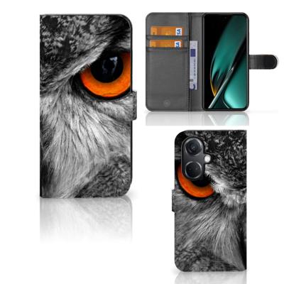 OnePlus Nord CE 3 | Telefoonhoesje | Met pasjeshouder | Uil