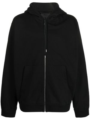 Prada hoodie Re-Nylon à logo imprimé - Noir