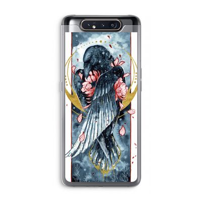 Golden Raven: Samsung Galaxy A80 Transparant Hoesje