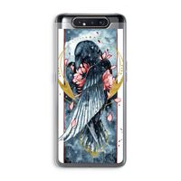 Golden Raven: Samsung Galaxy A80 Transparant Hoesje