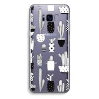 Cactusmotief: Samsung Galaxy S8 Plus Transparant Hoesje