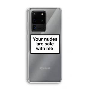 Safe with me: Samsung Galaxy S20 Ultra Transparant Hoesje
