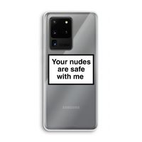 Safe with me: Samsung Galaxy S20 Ultra Transparant Hoesje