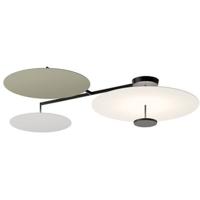 Vibia Flat 5922 plafondlamp LED White, Green L1, Grey L1