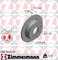 Remschijf COAT Z ZIMMERMANN, Remschijftype: Massief, u.a. für Mercedes-Benz - thumbnail