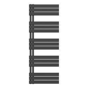 Handdoekradiator BWS Boss Links aansluiting 864W 160x60 cm Mat Zwart