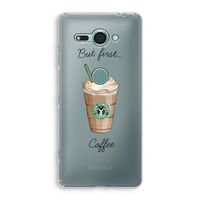 But first coffee: Sony Xperia XZ2 Compact Transparant Hoesje