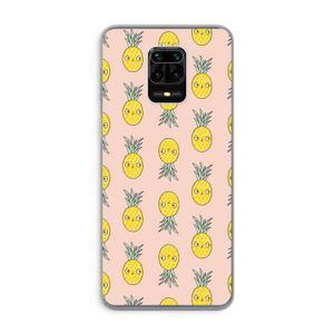 Ananas: Xiaomi Redmi Note 9 Pro Transparant Hoesje