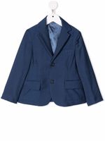 Fay Kids blazer en laine à simple boutonnage - Bleu - thumbnail