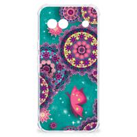 Google Pixel 8A Back Cover Cirkels en Vlinders