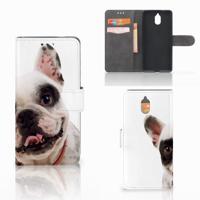 Nokia 3.1 (2018) | Telefoonhoesje | Met pasjeshouder | Franse Bulldog
