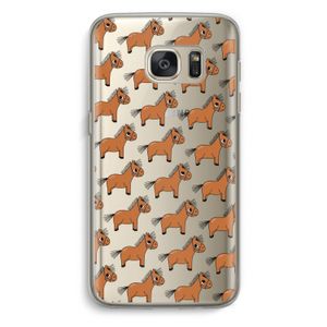 Pony: Samsung Galaxy S7 Transparant Hoesje