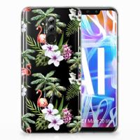 Huawei Mate 20 Lite | TPU Hoesje | Flamingo Palms Huawei Mate 20 Lite | TPU Hoesje | Flamingo Palms