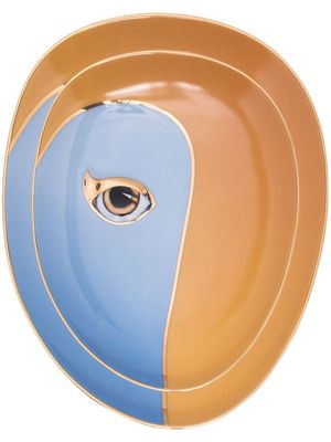 L'Objet assiette Lito en porcelaine - Orange