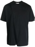 AMBUSH t-shirt à détail de découpes - Noir