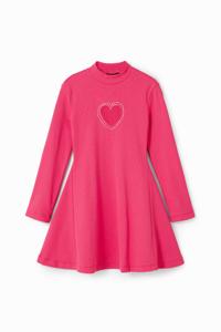 Jurk met hartvormige cut-out - RED - 11/12