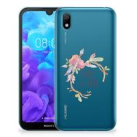 Huawei Y5 (2019) Telefoonhoesje met Naam Boho Text Huawei Y5 (2019) Telefoonhoesje met Naam Boho Text