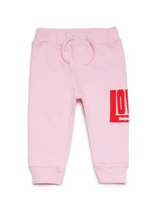 DSQUARED2 KIDS pantalon de jogging à logo imprimé - Rose