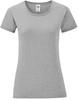 Fruit Of The Loom F131 Ladies´ Iconic T - Athletic Heather - S