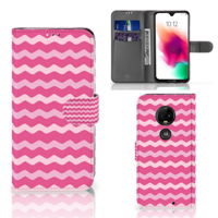 Motorola Moto G7 | G7 Plus | Telefoon Hoesje | Waves Pink