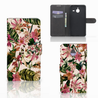 Microsoft Lumia 640 XL Hoesje Flowers - thumbnail