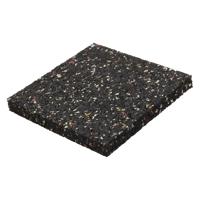 Wolfcraft - rubberen tegeldrager - 30 tegeldragers rubber - steunpad terrasbouw voor vlonderbevestiging - 6987000