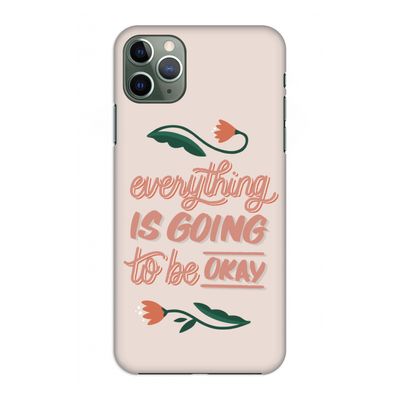 Optimistic flower girl: Volledig geprint iPhone 11 Pro Max Hoesje