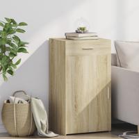 Dressoir 50x42,5x93 cm bewerkt hout sonoma eikenkleurig