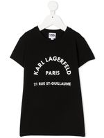 Karl Lagerfeld Kids t-shirt à logo imprimé - Noir - thumbnail