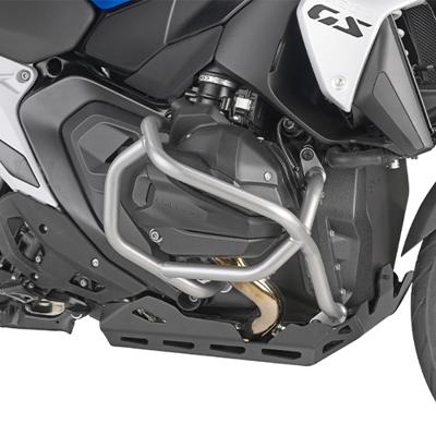 GIVI Valbeugel, Valbeugels voor de moto, TN5143SL Grijs gepoedercoat staal onderzijde