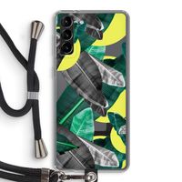 Fantasie jungle: Samsung Galaxy S21 Plus Transparant Hoesje met koord