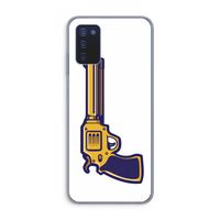 Pew Pew Pew: Samsung Galaxy A03s Transparant Hoesje