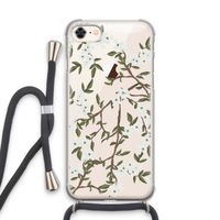 Blossoming spring: iPhone 7 Transparant Hoesje met koord
