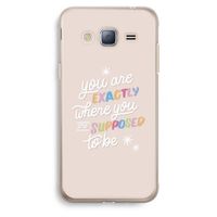 Right Place: Samsung Galaxy J3 (2016) Transparant Hoesje
