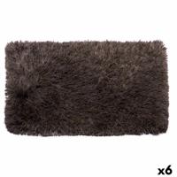 Tapijt Grijs Katoen Polyester 50 x 2 x 80 cm (6 Stuks)