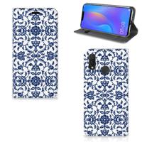 Huawei P Smart Plus Smart Cover Flower Blue Huawei P Smart Plus Smart Cover Flower Blue