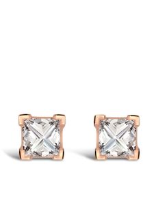 Pragnell boucles d'oreilles RockChic en or rose 18ct à diamants