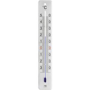 Ubbink Binnen/buiten thermometer - geborsteld RVS - 4,5 x 28 cm