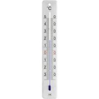 Ubbink Binnen/buiten thermometer - geborsteld RVS - 4,5 x 28 cm