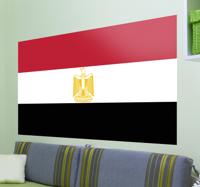 Muursticker vlag Egypte