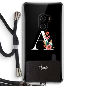 Pink Bouquet: Xiaomi Mi Mix 2 Transparant Hoesje met koord