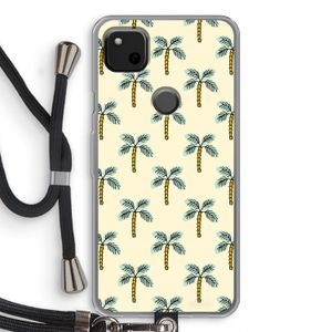 Paradise: Pixel 4a Transparant Hoesje met koord