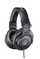Audio-Technica ATH-M30X hoofdtelefoon/headset Hoofdtelefoons Bedraad Hoofdband Muziek Zwart - thumbnail