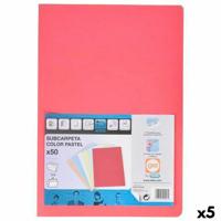 Subfolder Elba Rood A4 50 Onderdelen (5 Stuks)