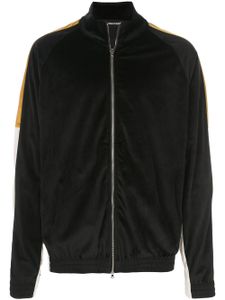 God's Masterful Children velvet retro bomber jacket - Noir