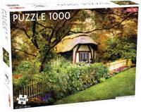 Tactic Puzzel Landscape: English Cottage in the Woods puzzel 1000 stukjes - thumbnail