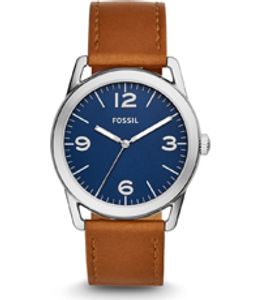 Horlogeband Fossil BQ2304 Leder Bruin 22mm