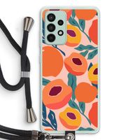 Perzik: Samsung Galaxy A52s 5G Transparant Hoesje met koord Perzik: Samsung Galaxy A52s 5G Transparant Hoesje met koord
