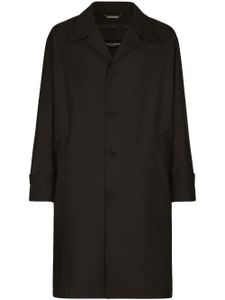 Dolce & Gabbana trench à simple boutonnage - Noir